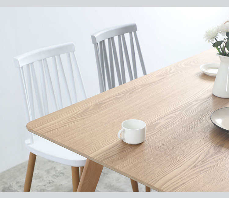 北欧餐桌实木日式饭桌现代餐桌椅组合白色长桌子简约小户型餐桌子