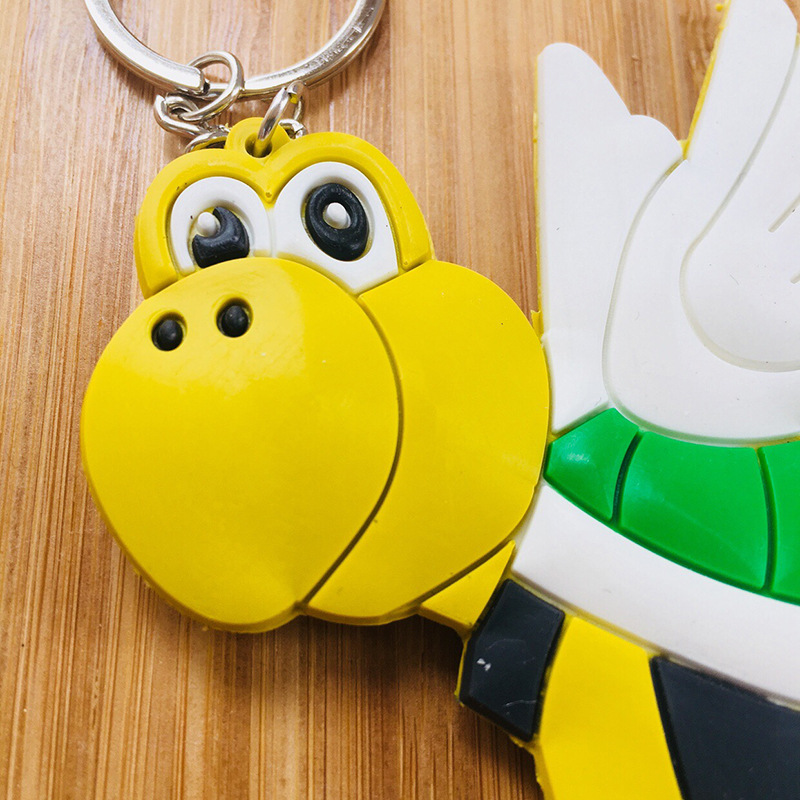 超级马里奥超级玛丽卡通钥匙扣钥匙挂件钥匙配饰 啪嗒龟动漫可爱