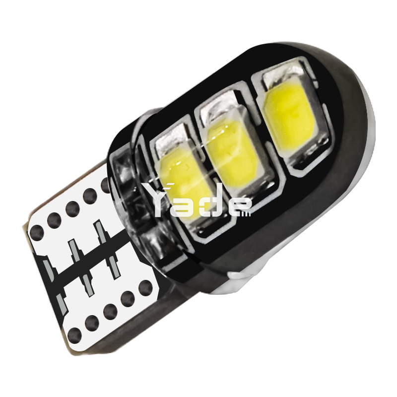 Yad Width Lamp T10 2835 6smd Car Led Silicone W5w License Plate Light Reading Light Door Side Light