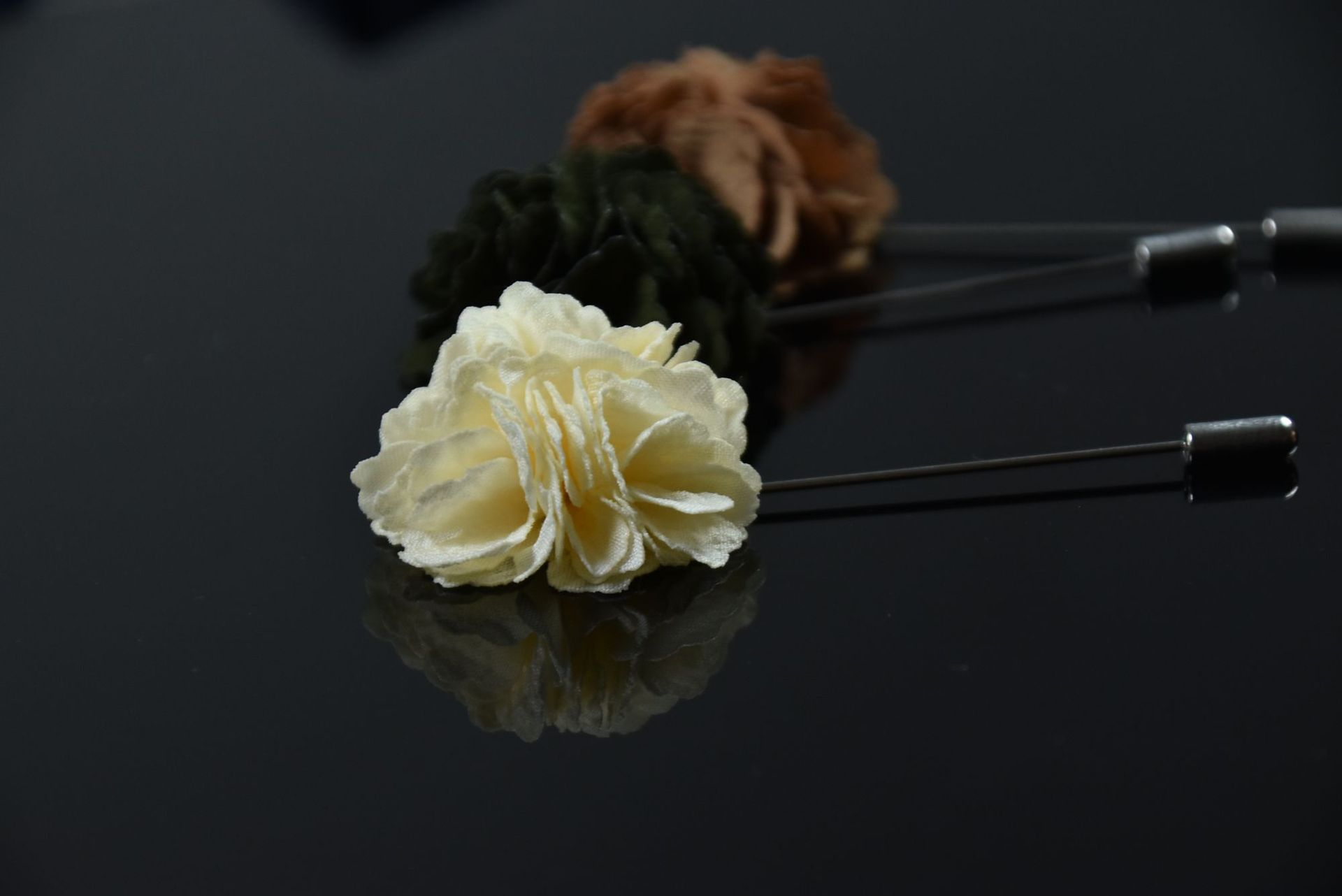 ym043时尚韩版潮流情侣款花针 西服插式长针胸花