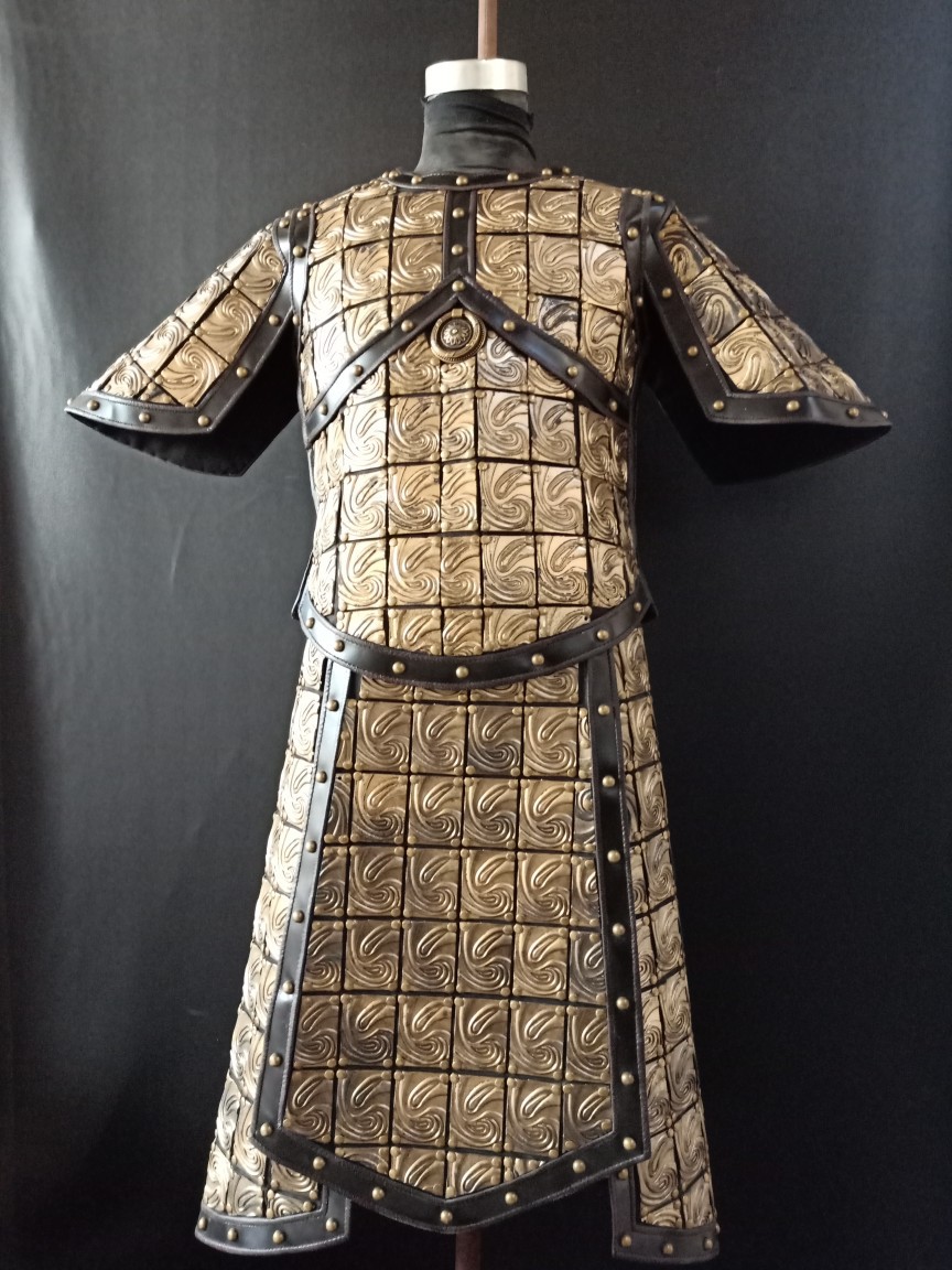 古代三国盔甲演出服装汉代将军铠甲岳飞元帅古装成人可穿盔甲