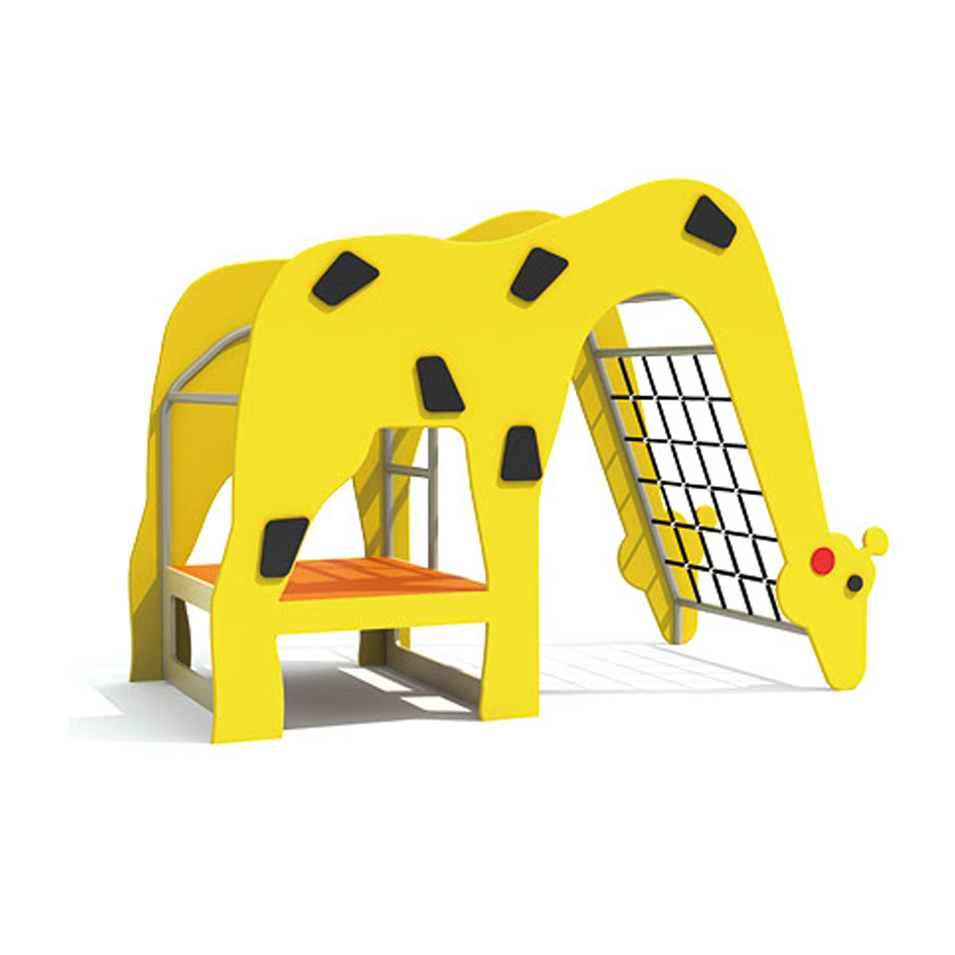 儿童乐园攀爬网"小鹿"造型定制 工厂生产直销 幼儿园游乐设备