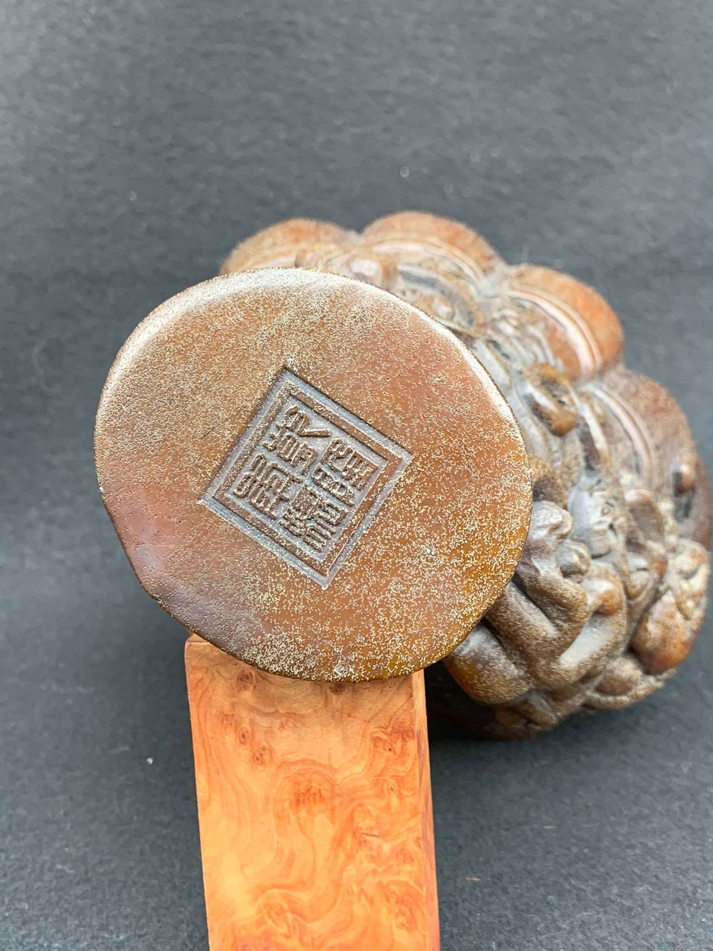 家居饰品 做旧仿古古玩仿犀牛角杯子 农村收淘 老货老物件