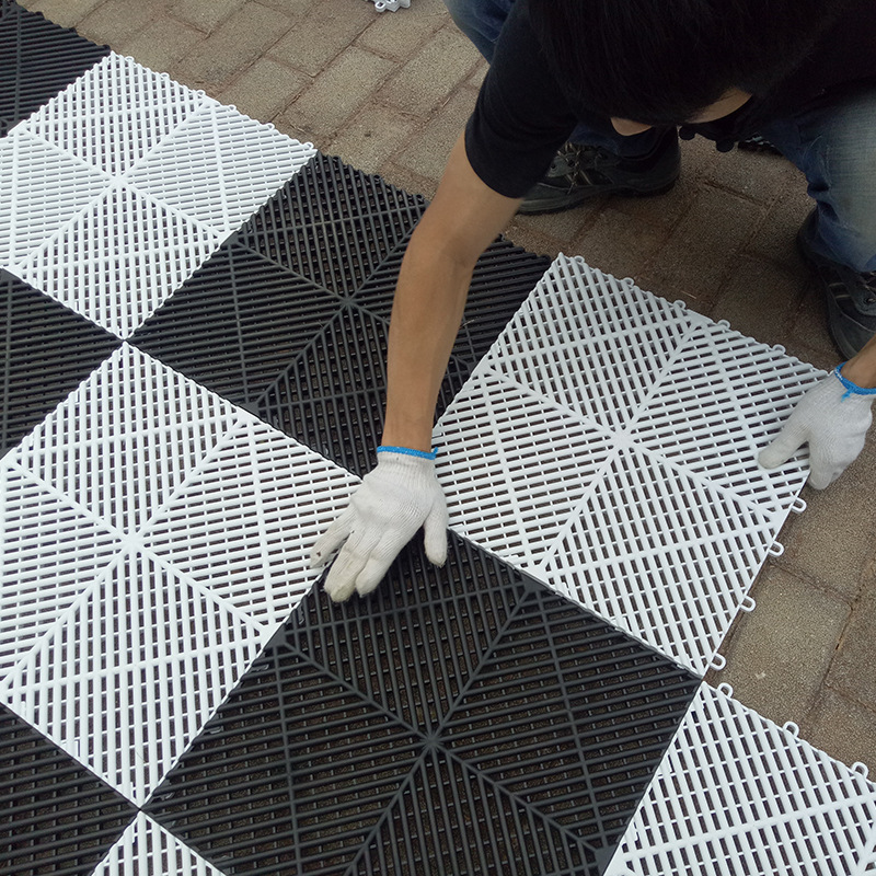 洗车房玻璃钢洗车店拼接格栅防滑垫多功能塑胶地格栅板篦子高分子