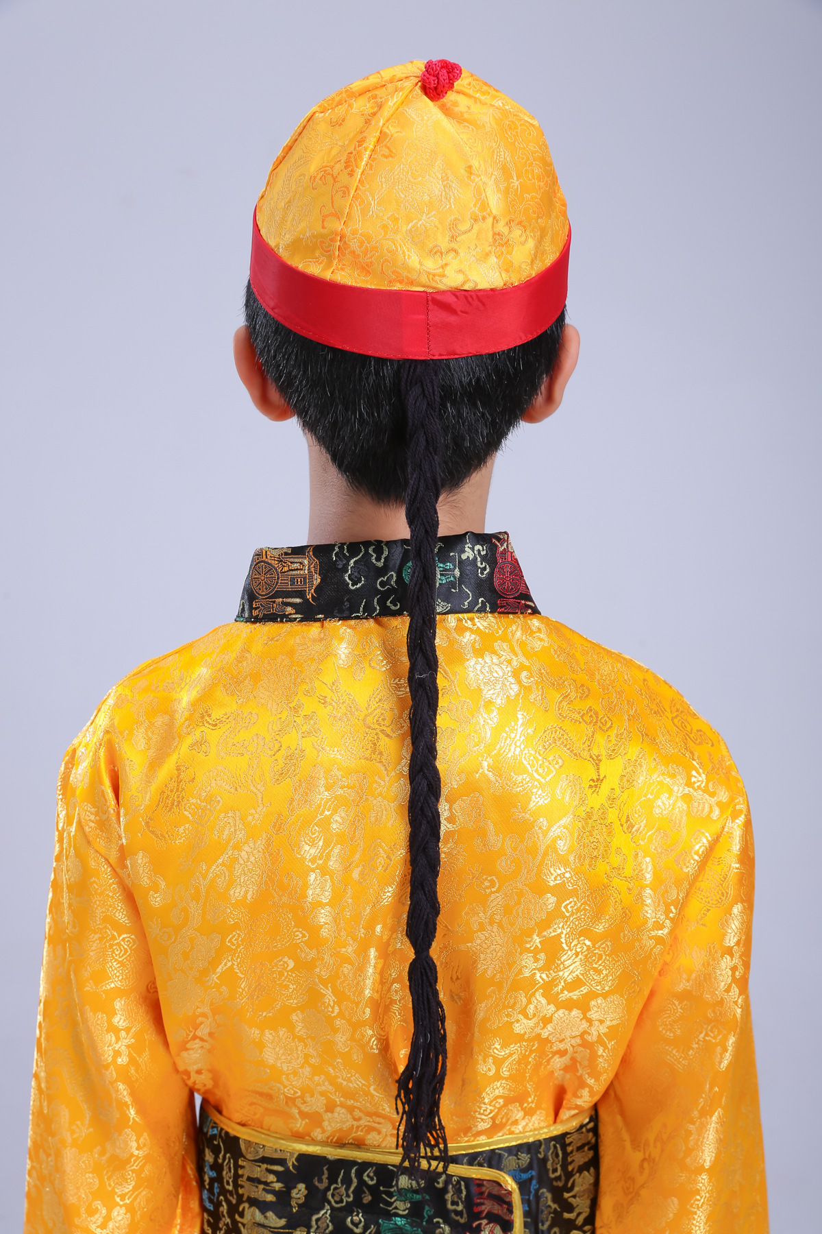 儿童古装清朝贝勒服阿哥装男童满族服装公子少爷服民族风小孩子服