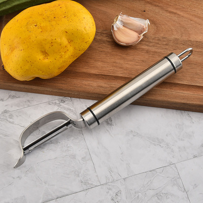 厂家直销创意不锈钢弓形刨多功能土豆削皮刀瓜刨家用厨房工具