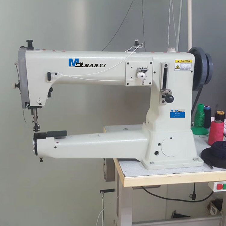满艺牌441厚料高车厂 441特厚粗线缝纫机 筒式高头厚料缝纫机
