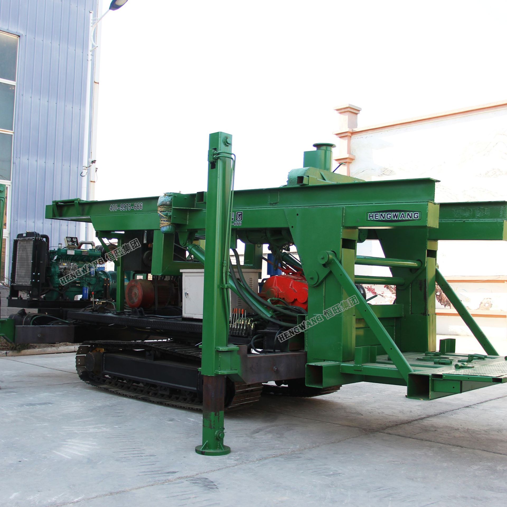 现货反循环钻机小型履带式打水井钻机厂家大口径地基打桩机好上手-阿