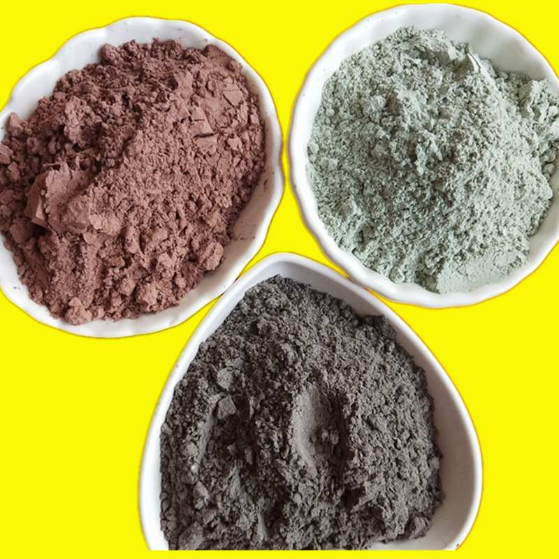 工厂现货供应火山泥五大连池火山泥红黑黄白色泥灸泥浴用