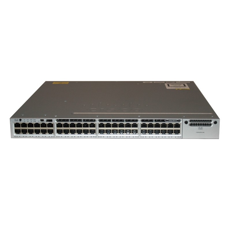 思科cisco ws-c3850-48t-s/e 48个以太网端口可堆叠企业级交换机