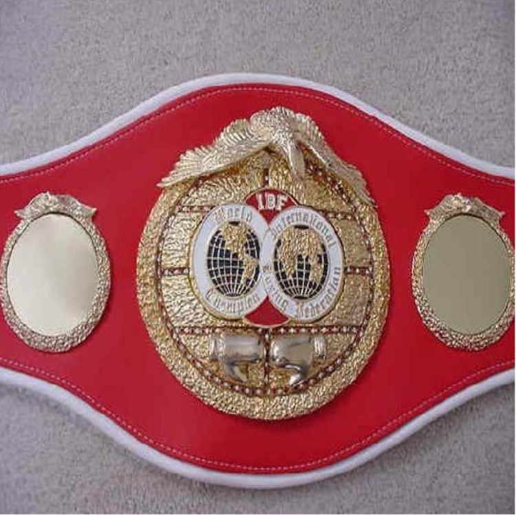 美国ibo拳击比赛冠军金腰带商务礼品赠送贵宾金腰带批量定制工厂