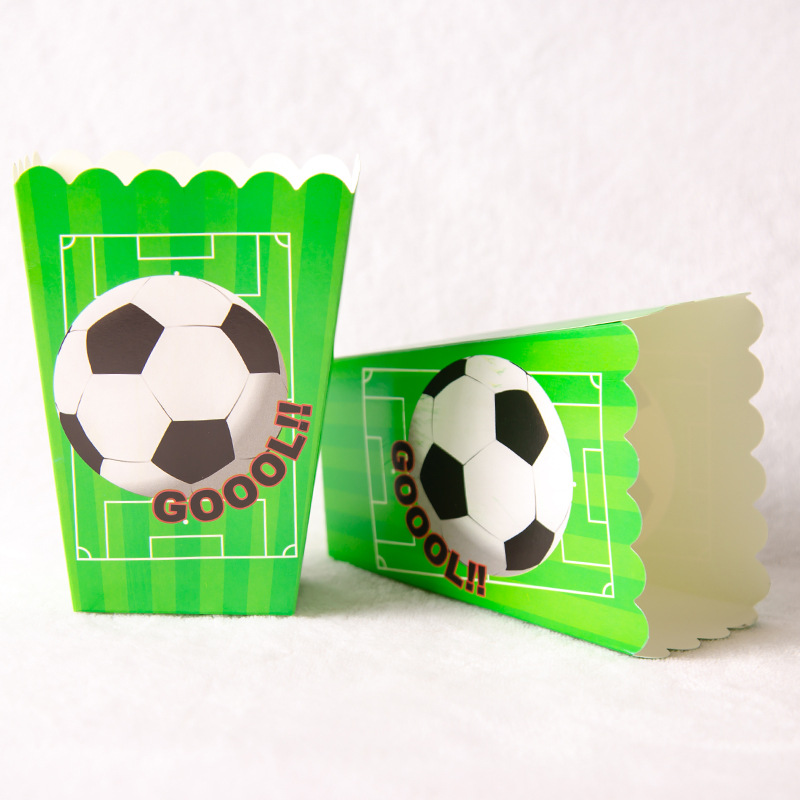 白足球主题派对用品 世界杯足球生日派对用品 白色足球纸盘系列