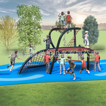 幼儿园体能训练攀爬网 儿童爬网 游乐园体能拓展可来图定制厂家