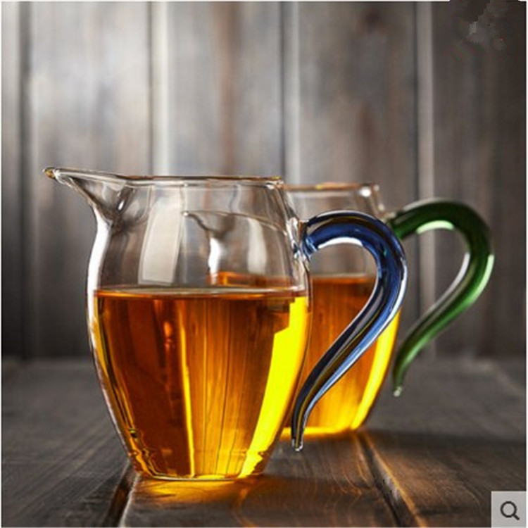 玻璃日式公道杯批发 大号茶海茶具手工加厚耐热匀公杯分茶器