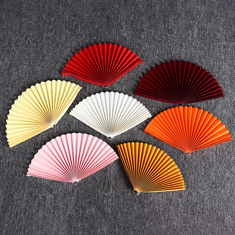 创意纸雕折纸纸扇婚庆道具 舞台背景墙面布置婚礼现场布景配饰