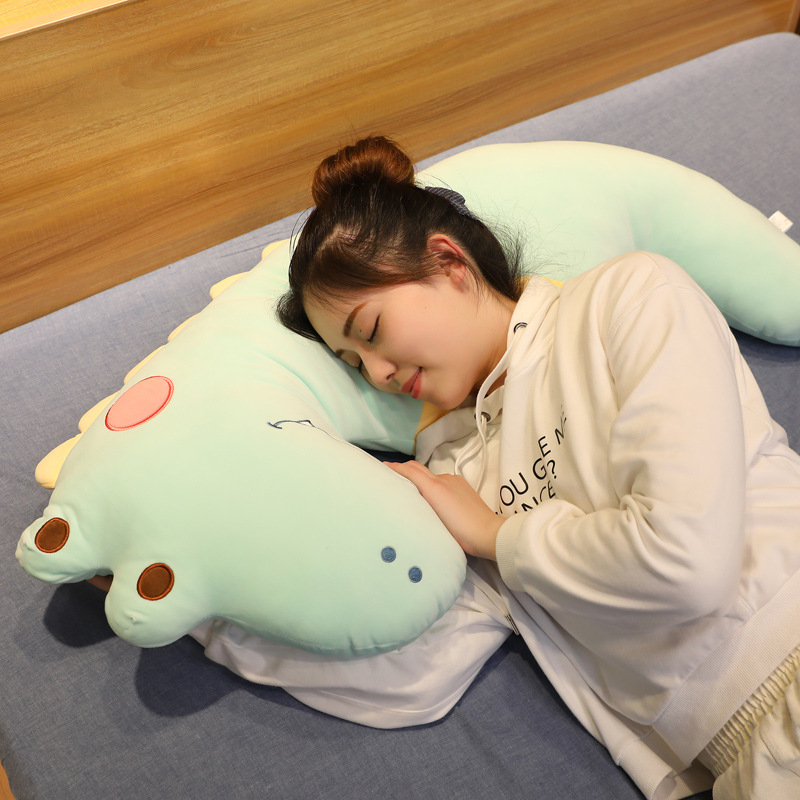 卡通老鼠恐龙犀牛公仔大号动物长条懒人靠垫孕妇宝宝床上睡觉抱枕
