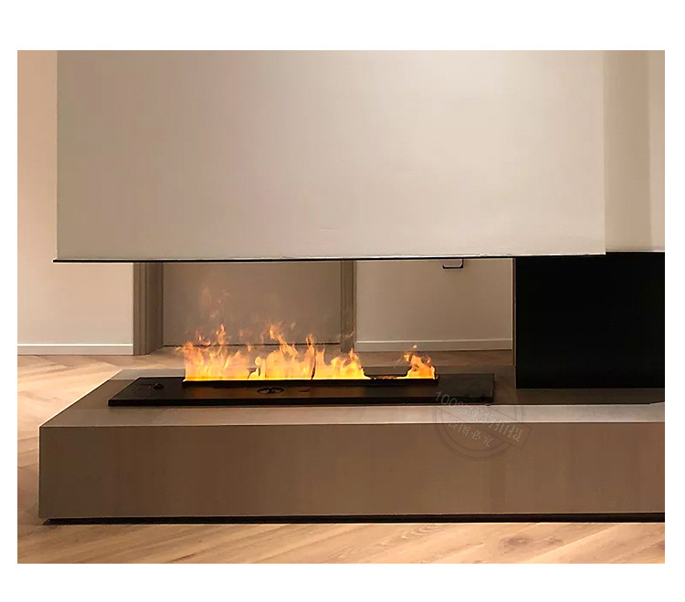 厂家直销定制嵌入式壁炉装饰欧式家用3d雾化壁炉仿真火焰电壁炉芯