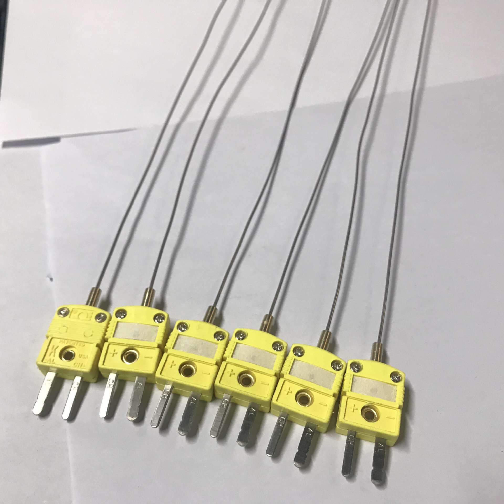 wrnk-171插头式k型铠装热电偶探针温度传感器实验插头可弯曲使用