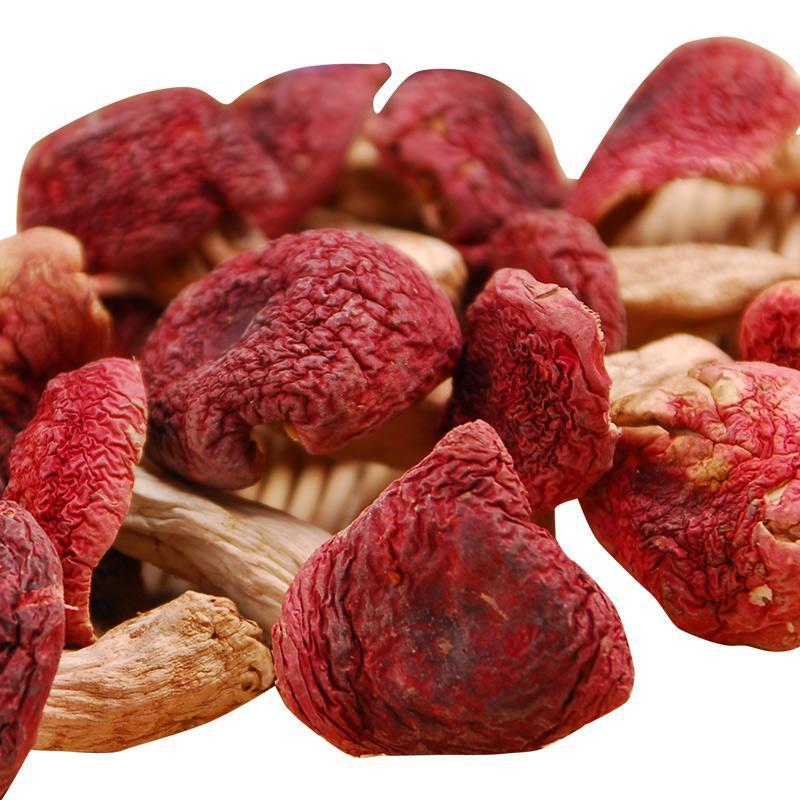 福建特产深山红菇 武夷山红菇 小红菇菇蕾月子红菇净重500g可定制