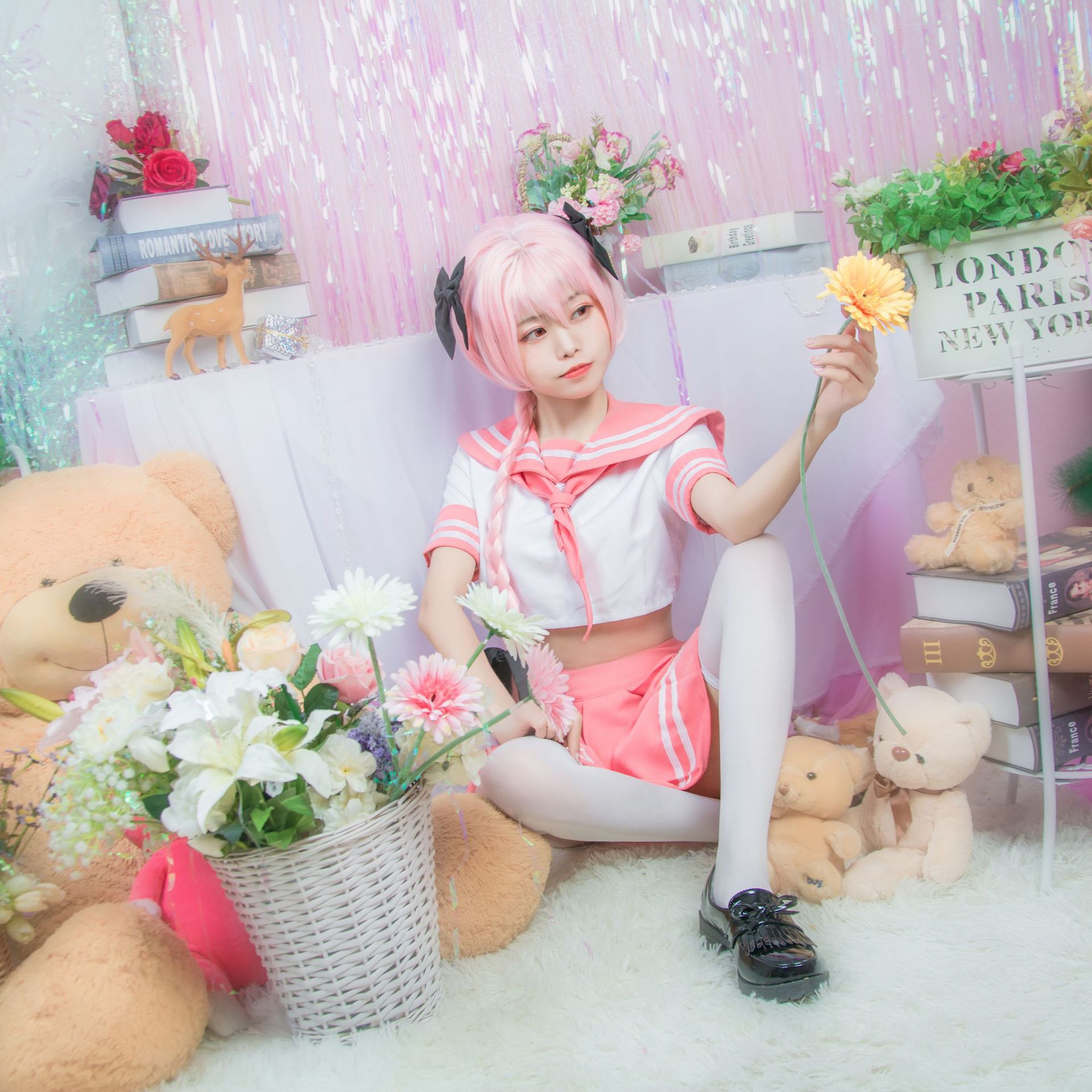 fate阿福阿斯托尔福水手服cosplay服装fgo假发女装大佬一件代发