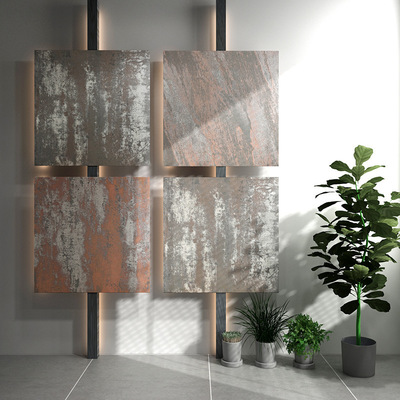 佛山仿古瓷砖600x600仿铁锈金属釉面砖g6313s室内工程防滑地面砖