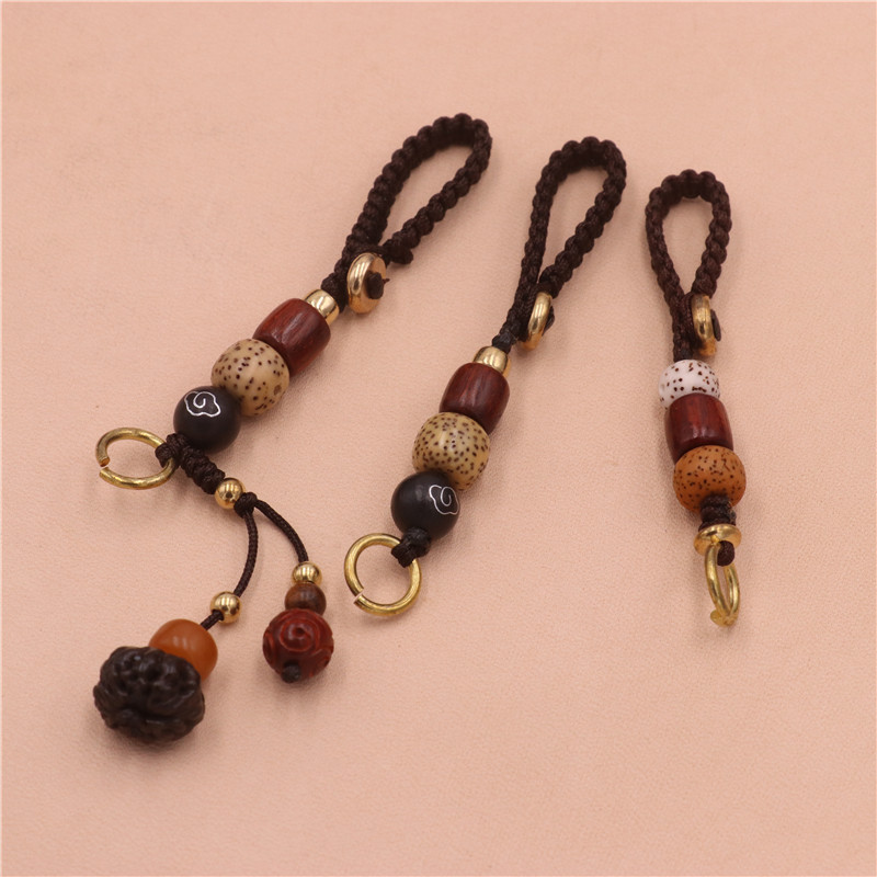 手工编织钥匙扣绳子汽车编织挂件金刚结活扣钥匙圈挂绳地摊批发