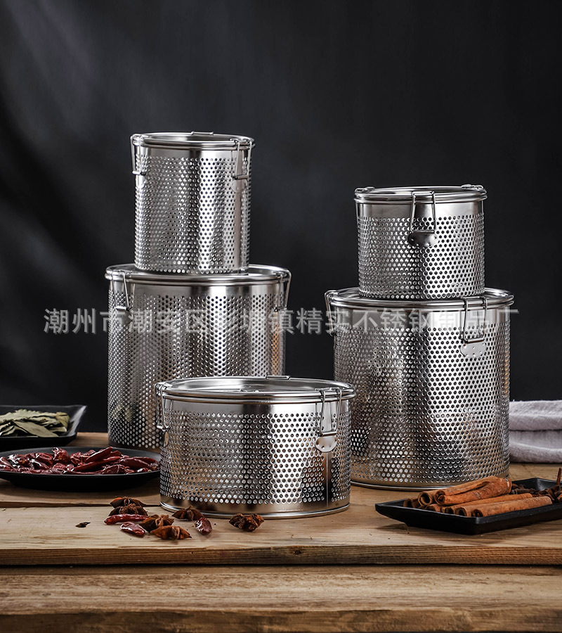 304不锈钢卤料篮调料球茶叶篮隔渣篮卤肉汤篮汤料盒卤水香料味宝
