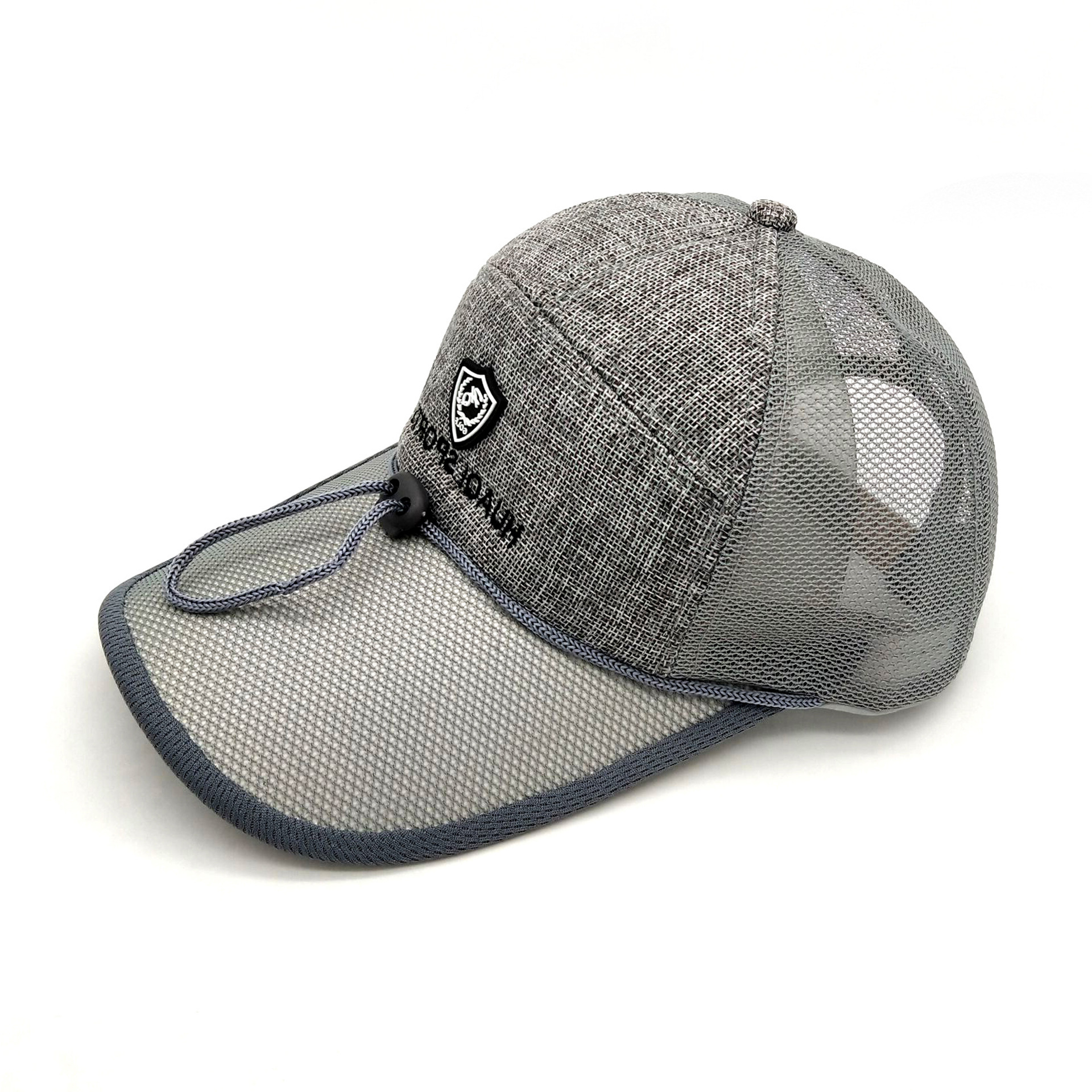 钓鱼帽子男士防晒帽垂钓透气网眼棒球帽夏男式太阳帽男户外遮阳帽