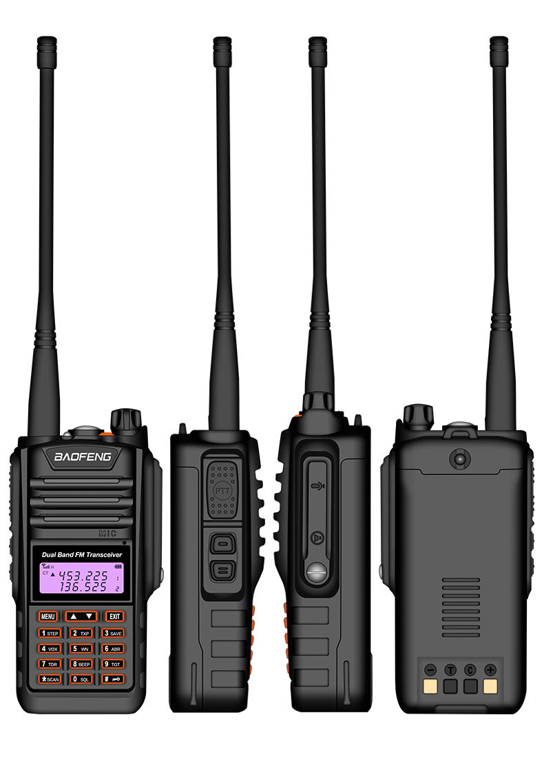 宝锋bf-uv9dplus对讲机 民用自驾游手台 船用大功率甚高频uv5r对