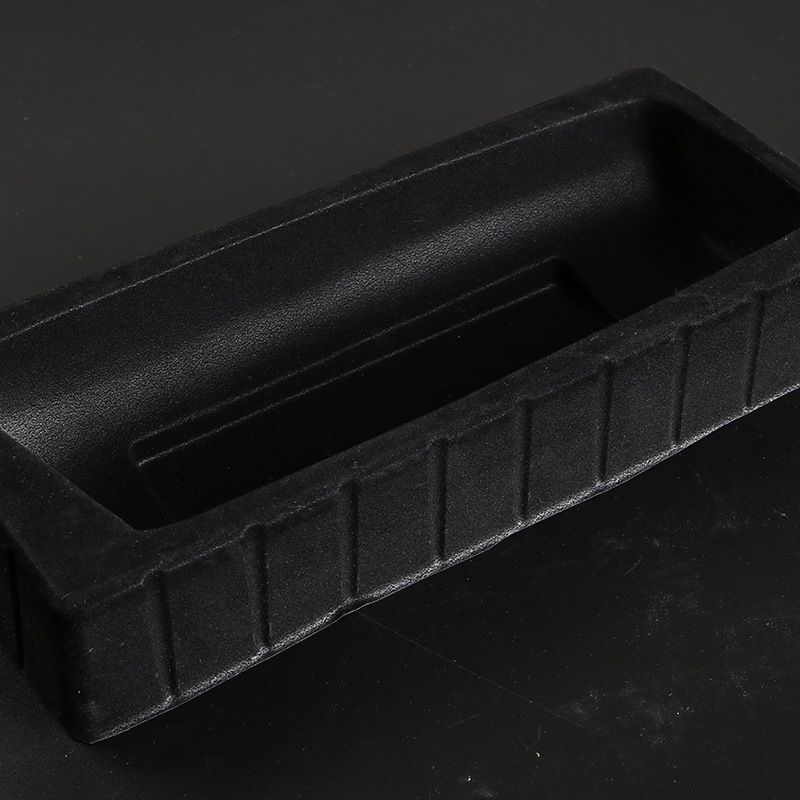 珠海厂家定制吸塑包装黑色ps环保植毛吸塑内衬植绒黑色吸塑包装