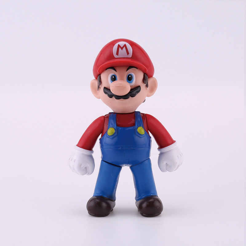 蛋糕装饰摆件超级玛丽马里奥生日蛋糕烘焙玩具公仔