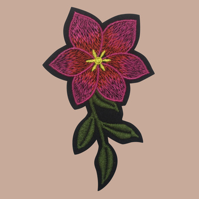 彩色花朵刺绣布贴时尚百搭花卉刺绣补丁贴 diy服装辅料刺绣花图案