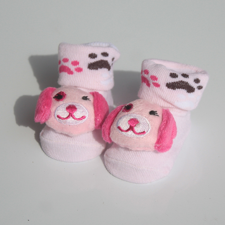 Autumn and Winter New Baby Socks Baby Non-Slip Socks Doll Cute Bell Socks Wholesale Factory Direct Export Foreign Trade