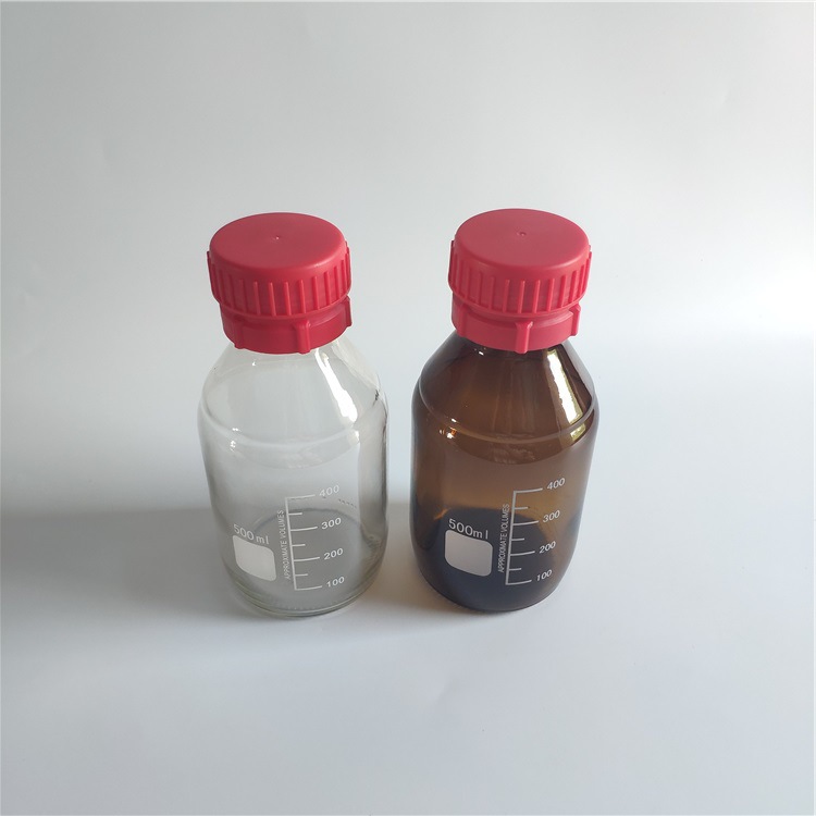 500ml棕色高硼硅玻璃丁基锂瓶耐高温耐强酸碱500ml蜀牛取样试剂瓶