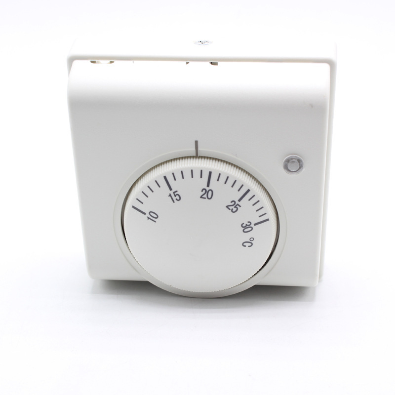 机械温控器地暖房间温控器旋钮式中央空调控制面板带指示灯温控器