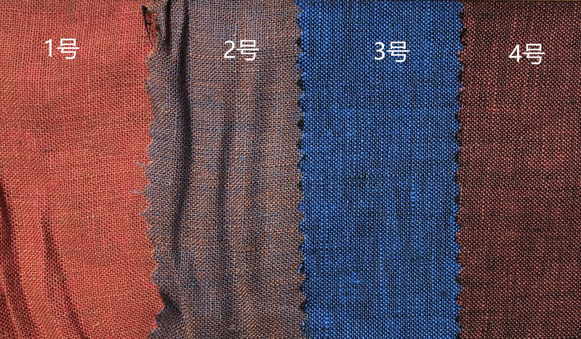 士林纯亚麻色织布 双色亚麻面料 平纹麻料素色复古汉服面料