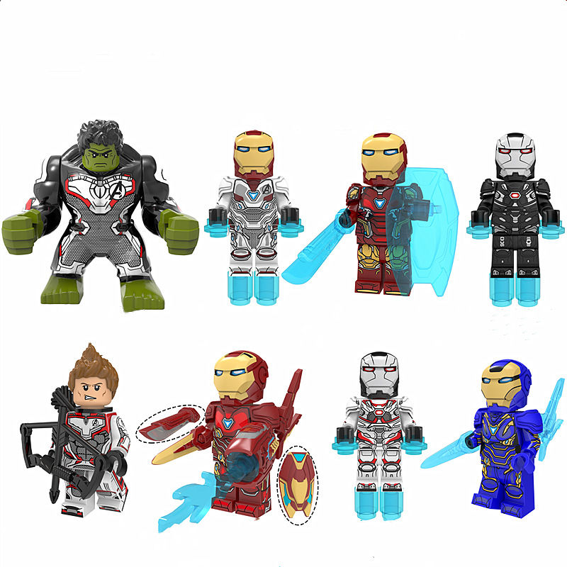 积艺复仇者联盟小人仔积木16款混装玩具180-195