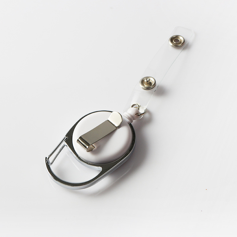 厂家定做伸缩金属易拉扣厂牌证件卡通金属易拉扣 伸缩扣