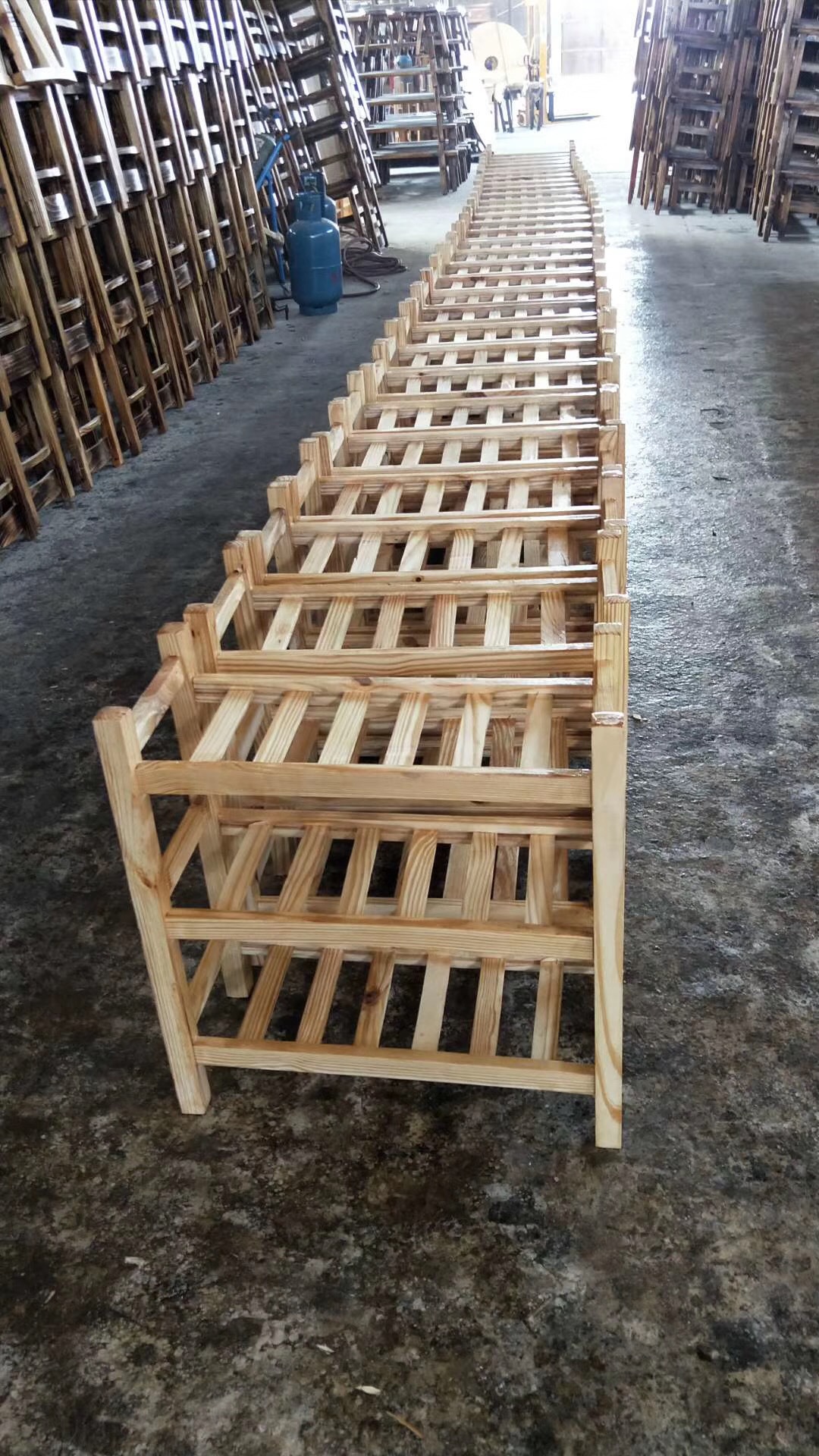 定制碳化实木火锅店菜架子 蔬菜置物架水果架碳化木餐厅置菜架