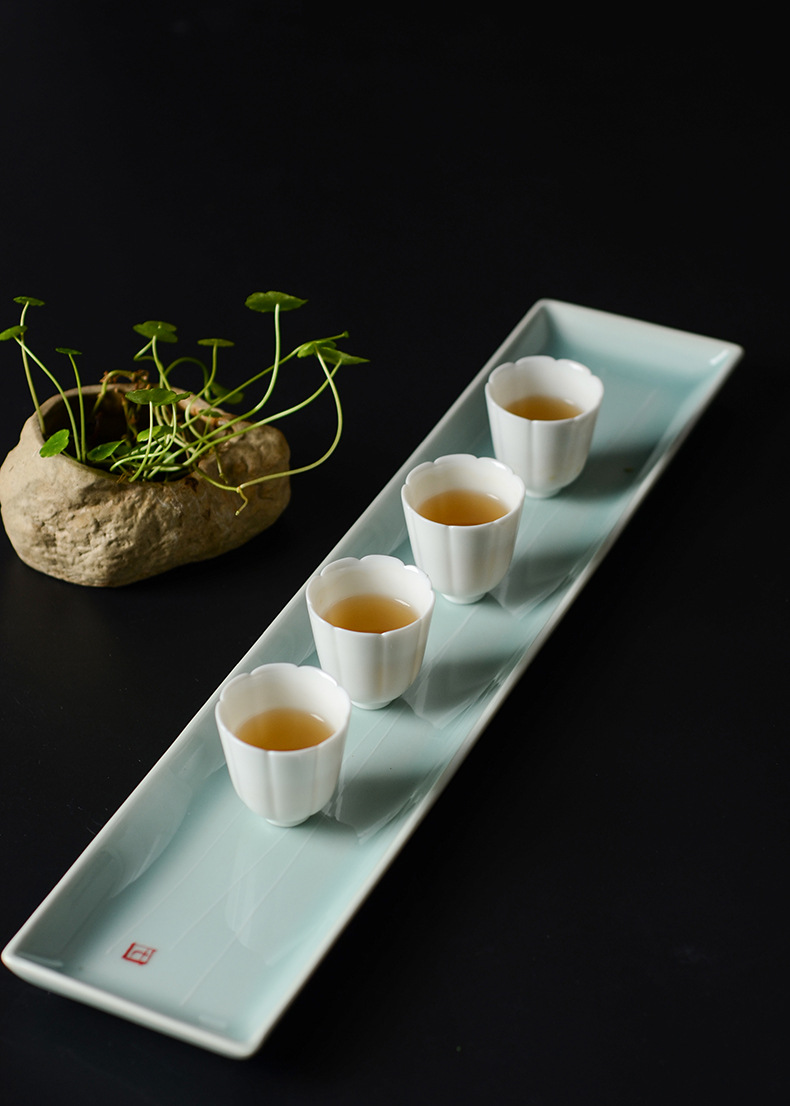 景德镇日式餐盘手工平盘家用凉菜果盘摆盘西餐盘功夫茶干泡茶盘