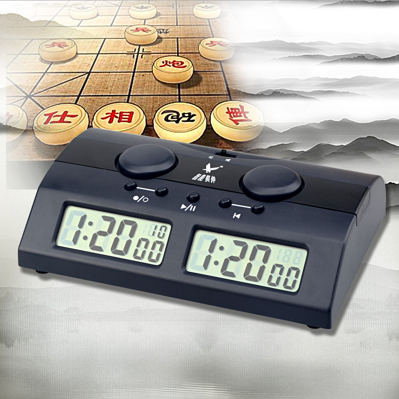 天福pq9907s棋钟计时器中国象棋国际象棋围棋比赛专用正反计时钟