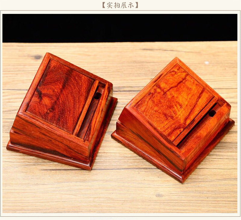 创意烟跳小叶紫檀木制自动跳烟盒家居装饰桌面摆件弹烟盒厂家直销