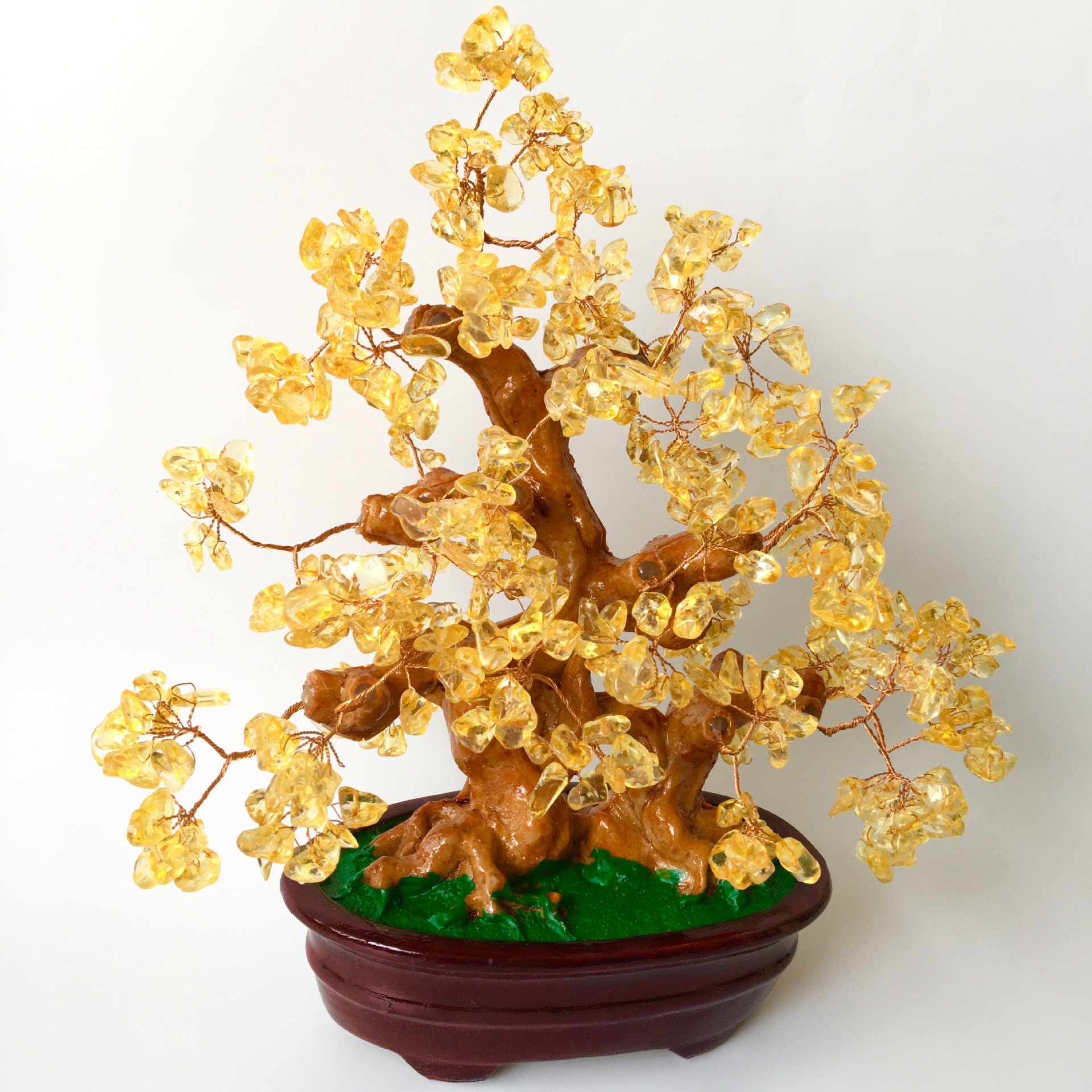 大号发财树摆件 30厘米左右 聚宝