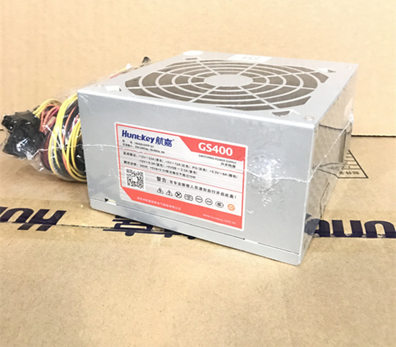 航嘉gs400电源额定功率300w峰值功率400 支持背部走线