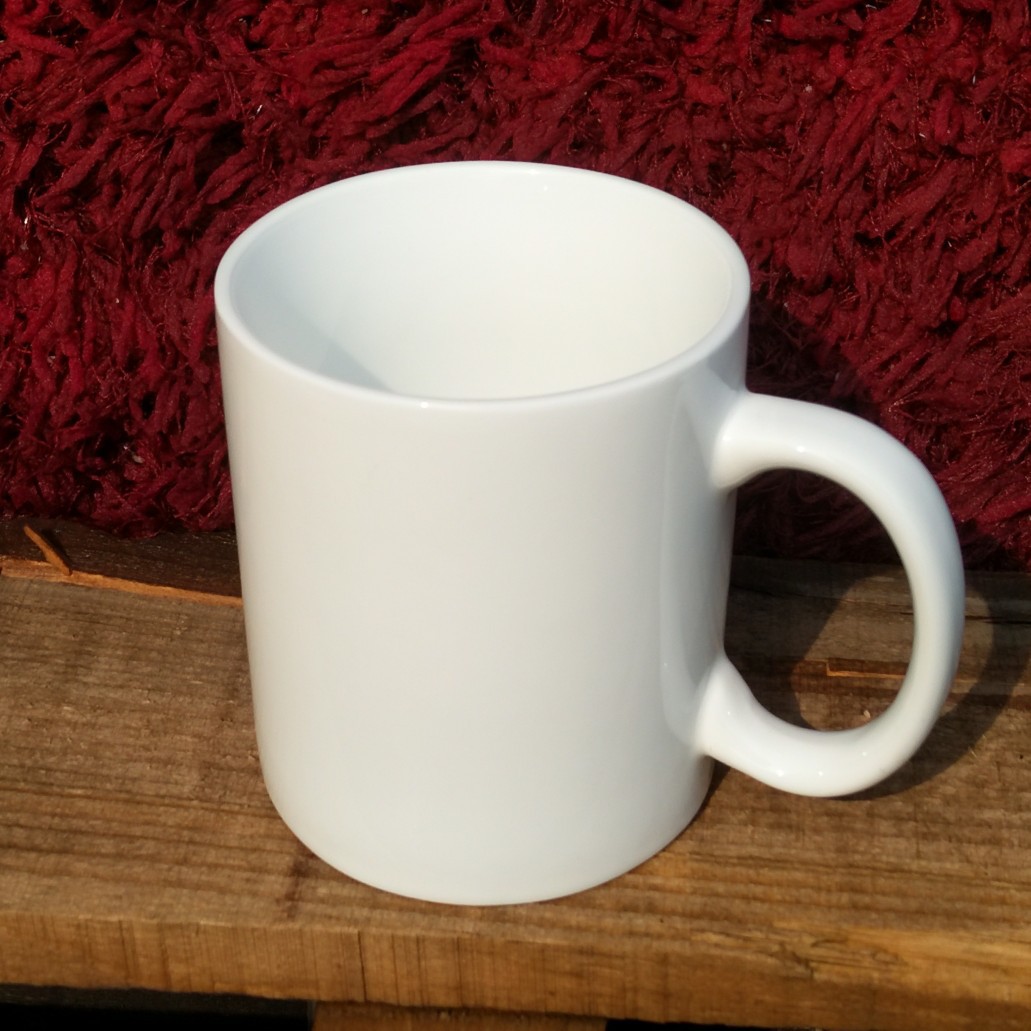 镁质强化瓷现货7102直筒圆柱咖啡杯 陶瓷杯定制