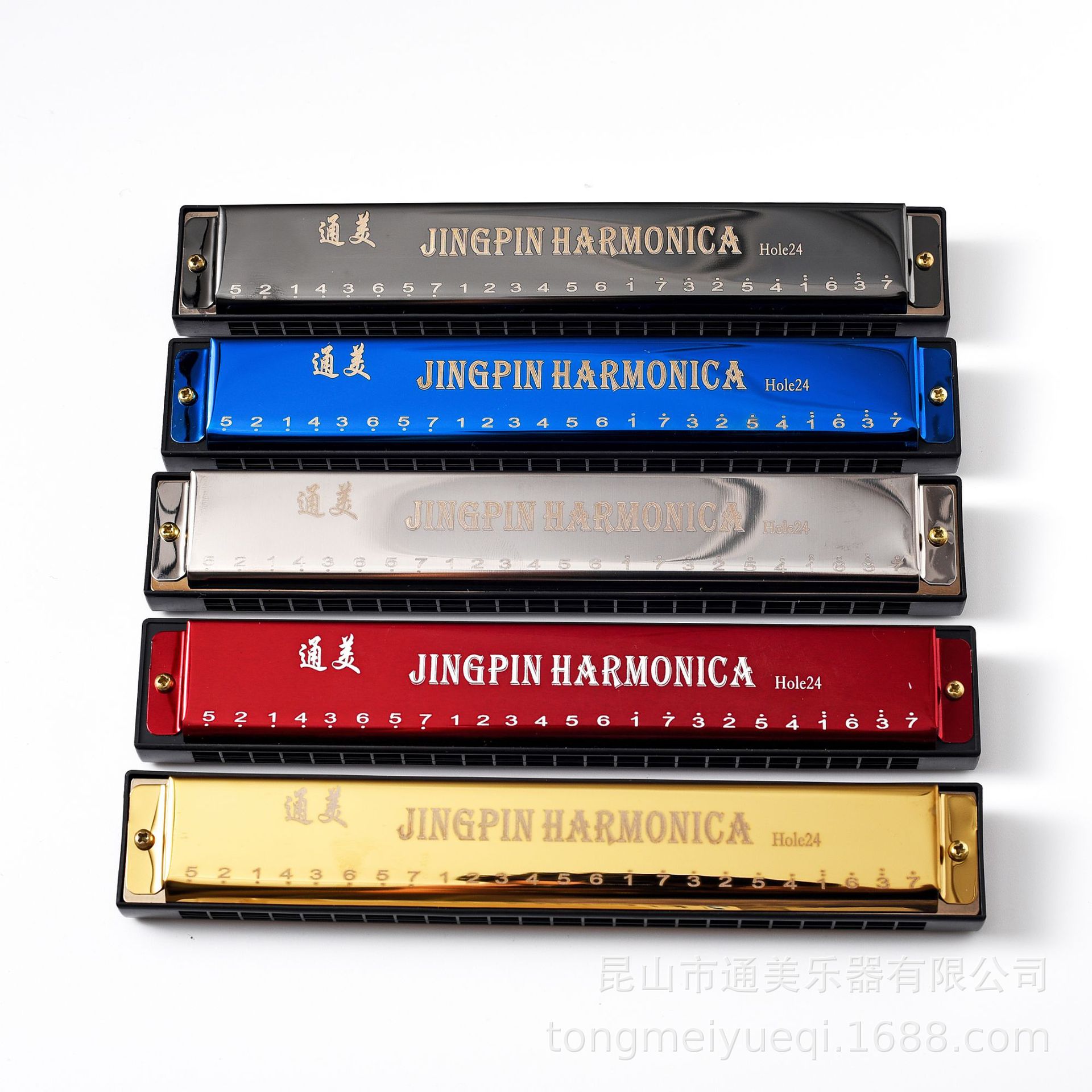 24孔c调48音口琴 学生初学演奏口琴 复音口琴-阿里巴巴