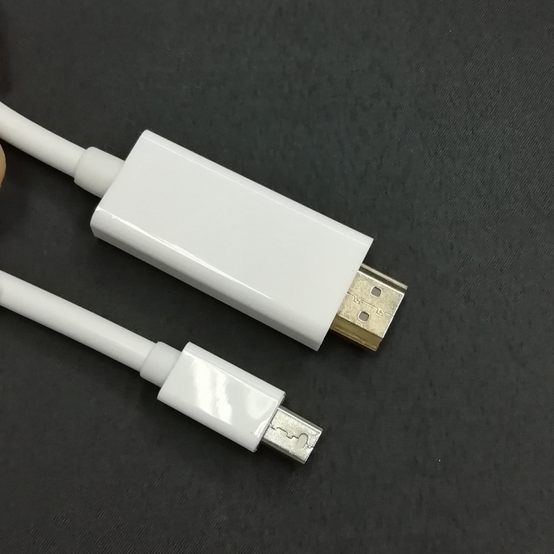 工厂现货 minidp转hdmi线 minidisplayport cable minidp to hdmi