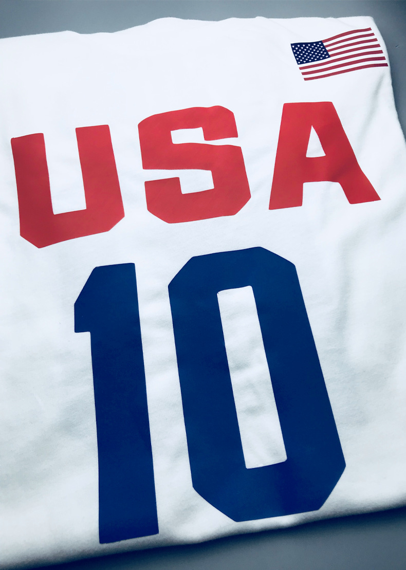 美国usa梦之队国家队t恤欧文詹姆斯乔治安东尼篮球运动健身短袖t