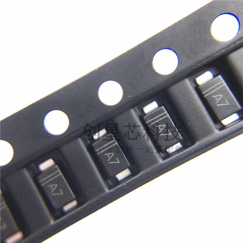 贴片整流二极管 1n4007w a7 1206 sod-123fl 1a/1000v 国产