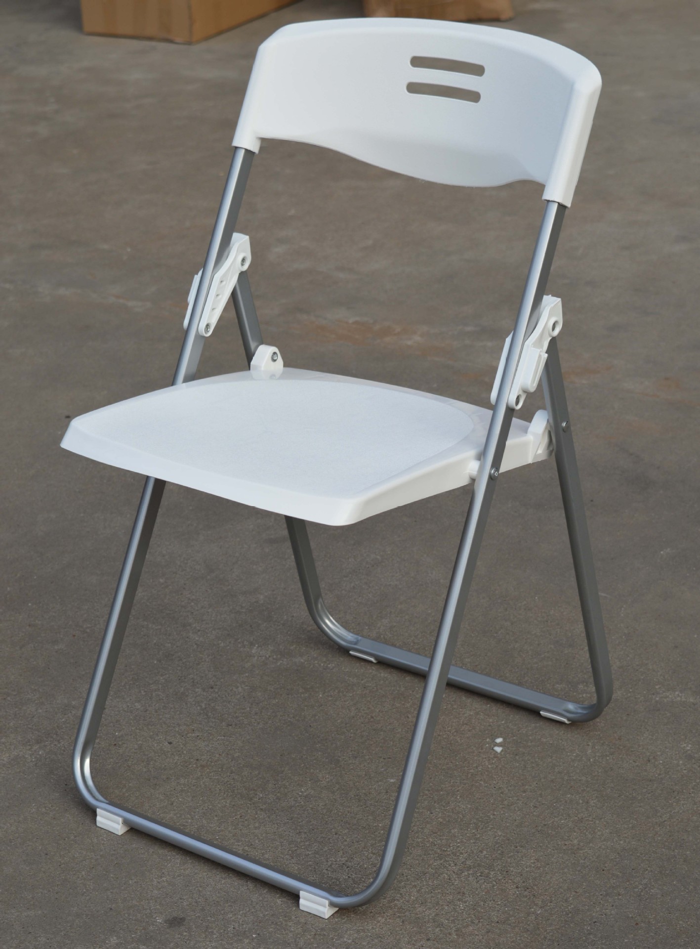 o型折叠椅 彩色折叠椅 红折展会叠椅 白色塑料折叠凳 便携折叠椅